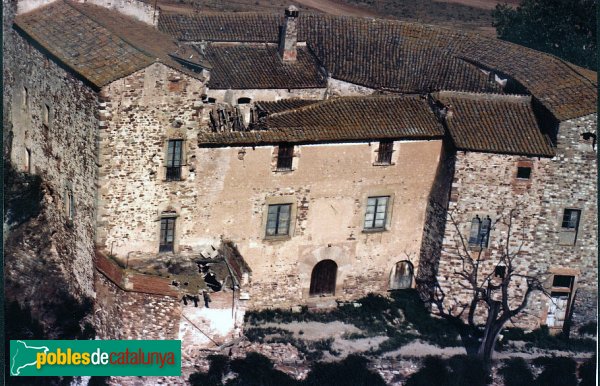 Foto aèria del castell