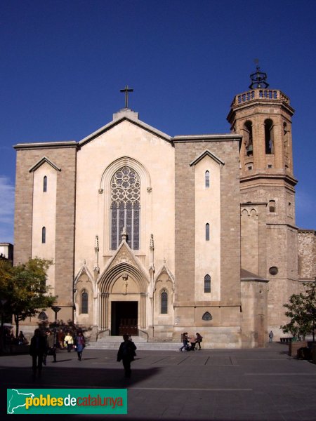 Sabadell - Església de Sant Fèlix, façana principal
