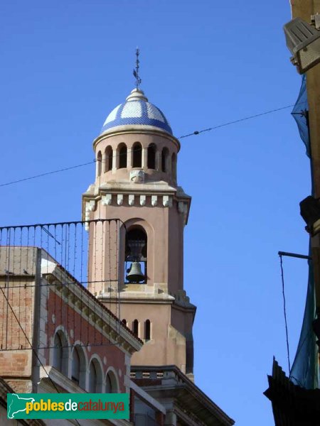 Església de la Puríssima, detall de la torre