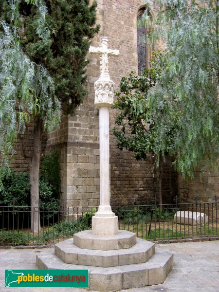 Barcelona - Creu de Santa Anna (rèplica d'Almatret)