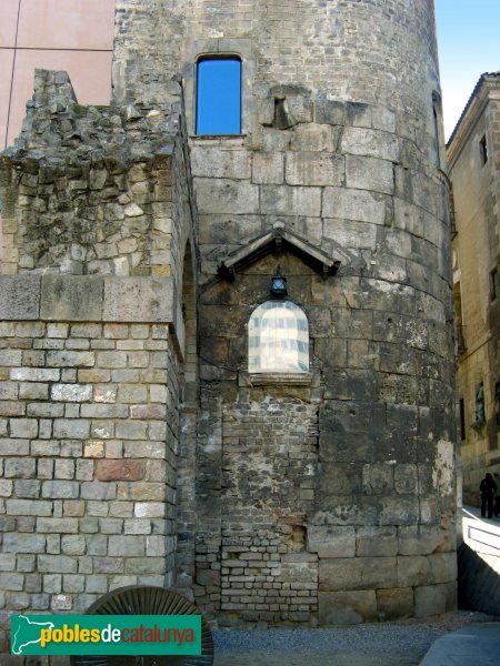 Barcelona - Portal del Bisbe (Porta Praetoria). Capella