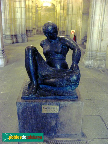 Barcelona - Casa de la Ciutat - Escultura (Hugué) (Foto: Albert Esteves, 2007) Barcelona - Casa de la Ciutat - Escultura (Hugué)