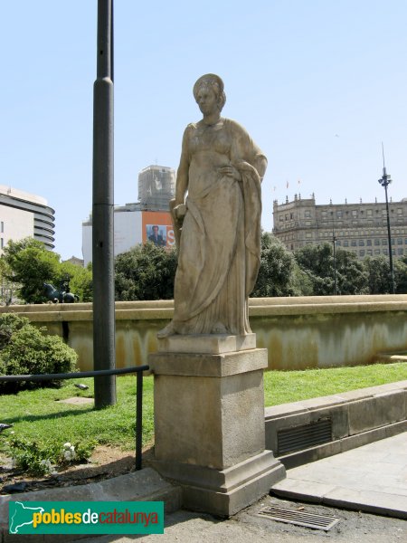 Barcelona - Plaça Catalunya - La Navegació (Eusebi Arnau) (Foto: Albert Esteves, 2007) Barcelona - Plaça Catalunya - La Navegació (Eusebi Arnau)
