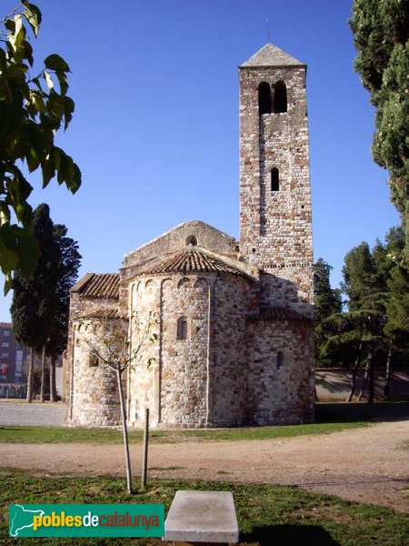 Barberà del Vallès - Santa Maria de Barberà , vista de l'absis