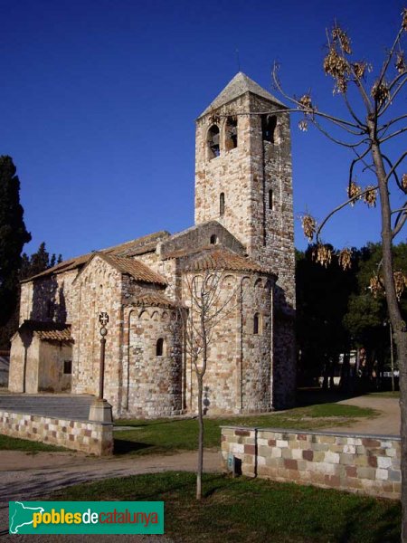 Barberà del Vallès - Santa Maria de Barberà , vista posterior
