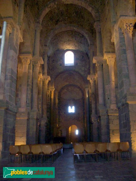 Port de la Selva - Sant Pere de Rodes - Interior de l'església