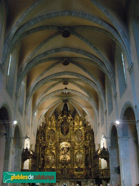 Arenys de Mar - Església de Santa Maria, interior
