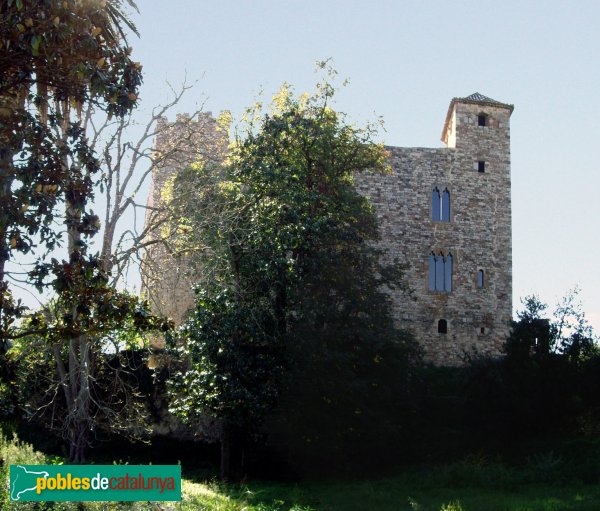 Castellar del Vallès - Castell de Clasquerí, cara nord