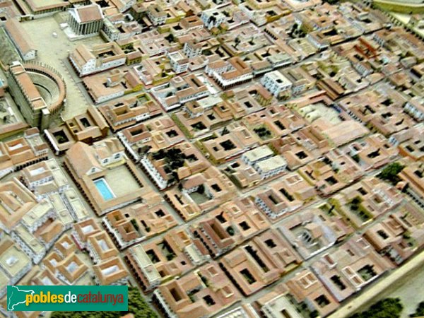 Tarragona - Maqueta de la ciutat romana