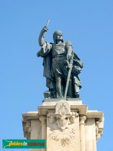 Tarragona - Monument a Roger de Llúria (Foto: Albert Esteves, 2008) Tarragona - Monument a Roger de Llúria