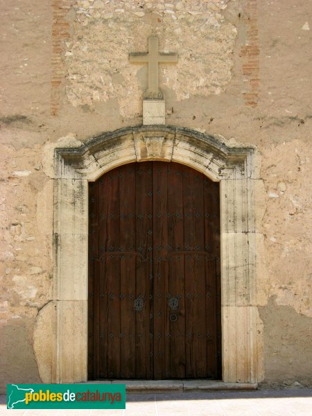 Perafort - Porta de l'església de Sant Pere
