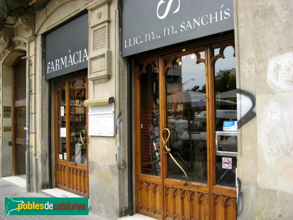 Barcelona - Antiga farmàcia Vallet (Farmàcia Sanchís)