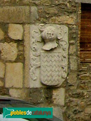 Palau-saverdera - Castell, escut dels Vilarig