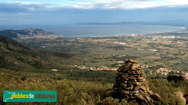 Palau-saverdera - Vista des de Sant Onofre