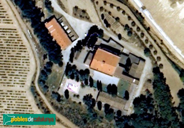 Hostalets de Pierola - Can Mata de la Garriga, vista aèria