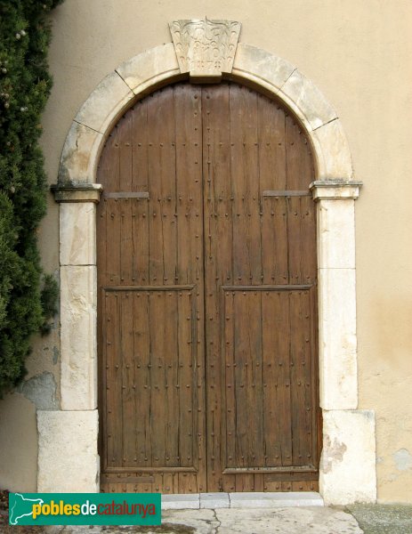Cabrera d'Anoia - Can Feixes, porta de la capella