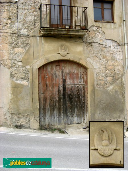 Capellades - Molí de Cal Munné, portal de 1854