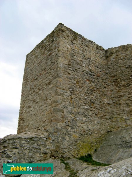 La Pobla de Claramunt - Castell: torre exterior