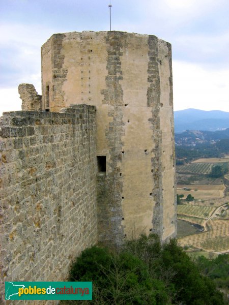 La Pobla de Claramunt - Castell: torre mestra