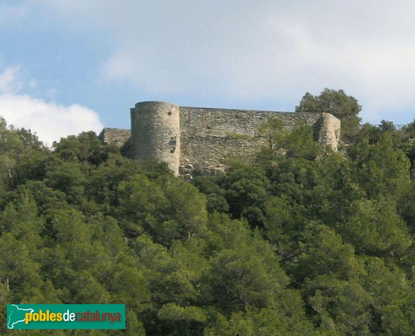 La Llacuna - Castell de Vilademàger, muralla