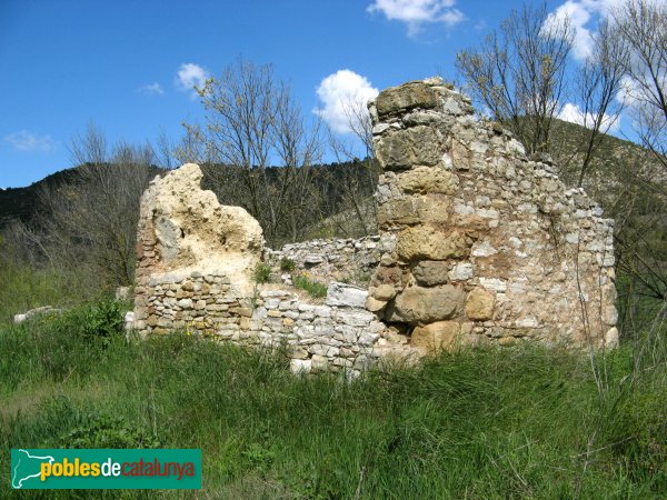 Jorba - Mas Jordà, ruïnes al costat del mas