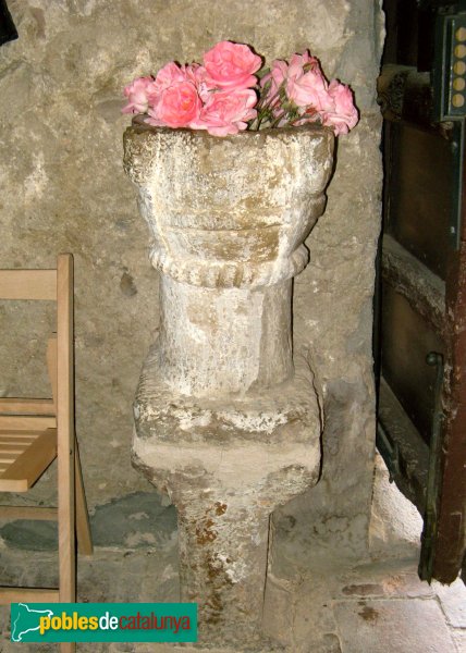 Santa Margarida de Montbui - Santa Maria de la Tossa (pica baptismal)