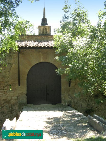 Prats de Rei - Mas de l'Albareda, porta exterior