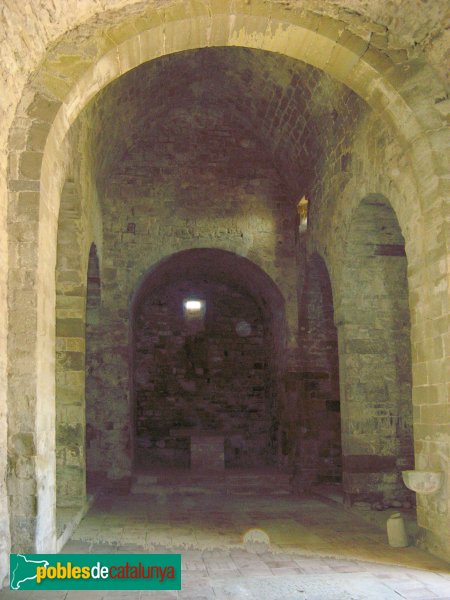 Sant Pere Sallavinera - Sant Pere del castell de Boixadors, interior