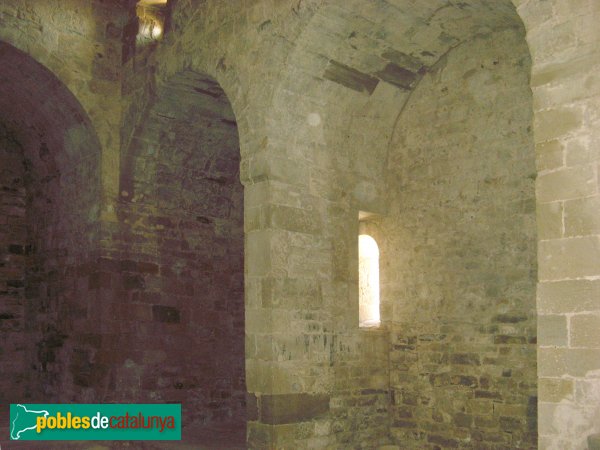 Sant Pere Sallavinera - Sant Pere del castell de Boixadors, interior