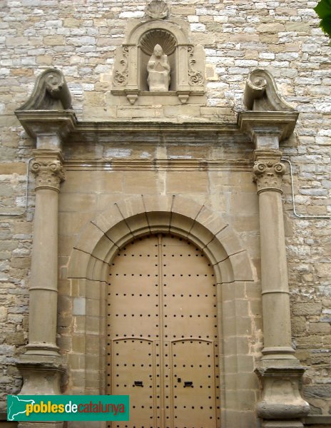 Sant Martí Sesgueioles -  Església de Sant Martí, portada