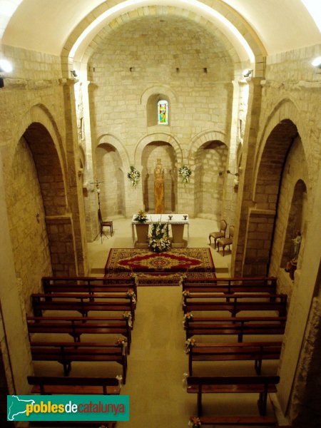 Veciana - Església de Santa Maria, interior