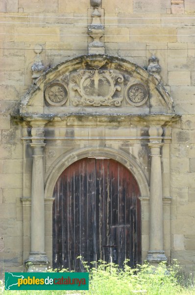 Calaf - Convent de Sant Francesc, portal