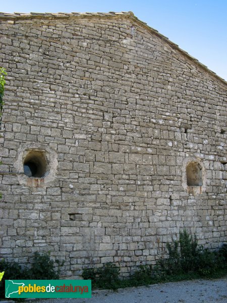 Pujalt - Santa Magdalena de l'Astor, façana posterior