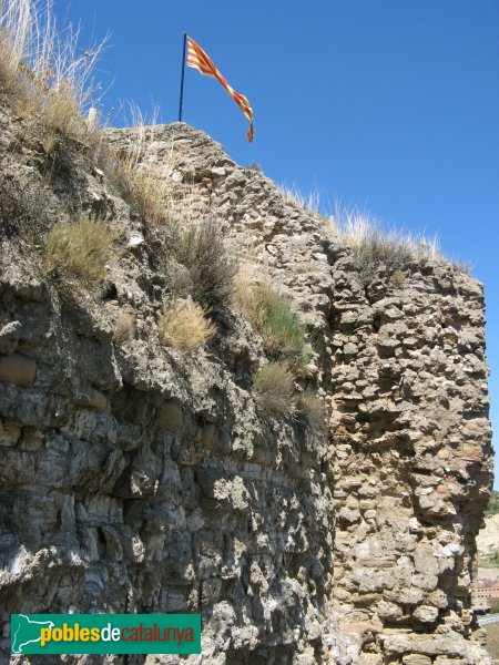Castellfollit de Riubregós - Castell, recinte jussà