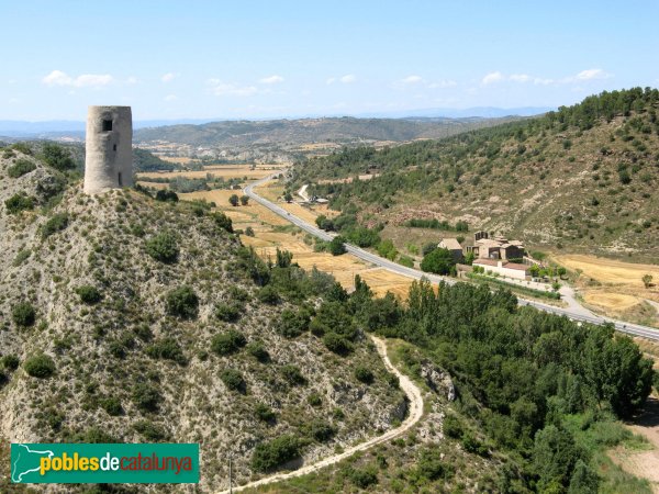 Castellfollit de Riubregós - Torre d'en Balet i Santa Maria del Priorat