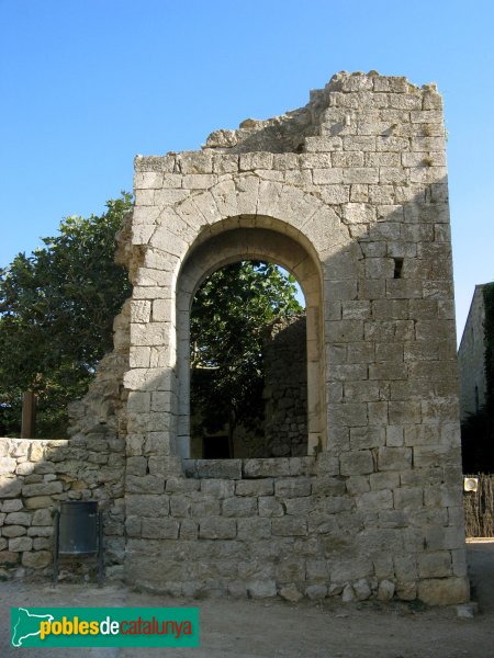 Sant Martí d'Empúries, restes del castell