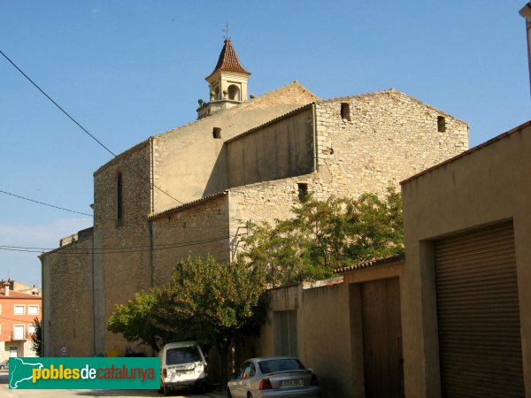 Pira - Església de Sant Salvador, façana posterior