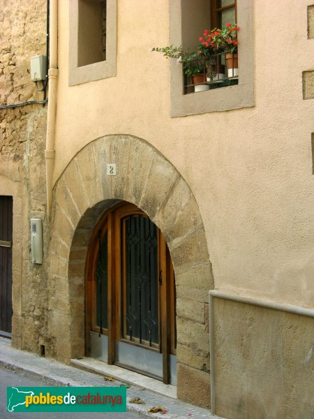Blancafort - Blancafort - Cal Saumell (Cal Po), porta lateral
