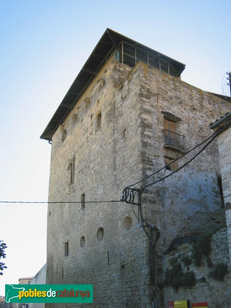 Santa Coloma de Queralt - Castell, façana nord