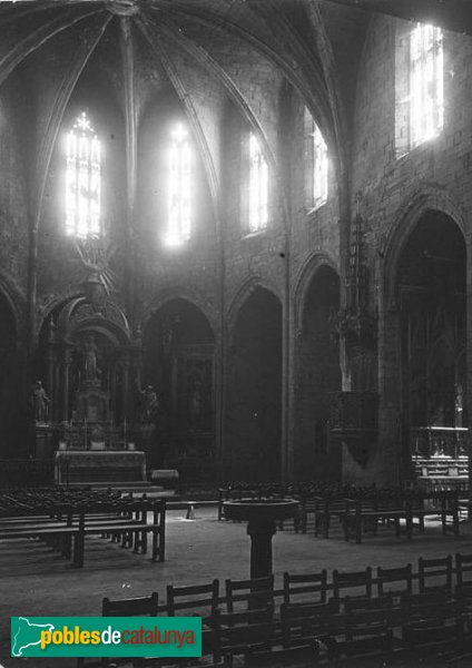Santa Coloma de Queralt - Església de Santa Maria, 1923 (2)