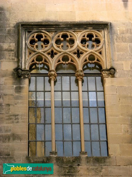 Monestir de Poblet - Palau del Rei Martí, finestral