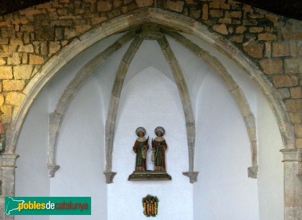 Sarral - Ermita dels Sants Metges, absis gòtic