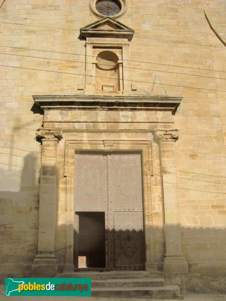 Vallclara - Església de Sant Joan, portada