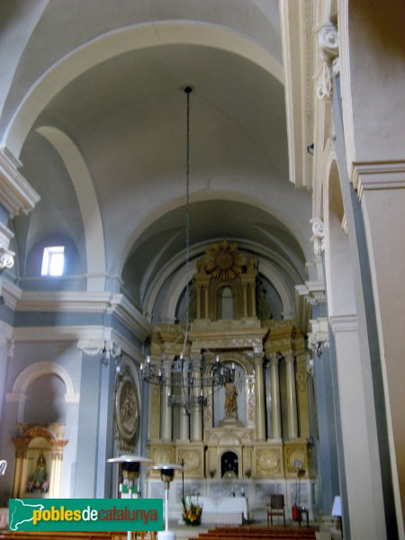 Vallclara - Església de Sant Joan, interior