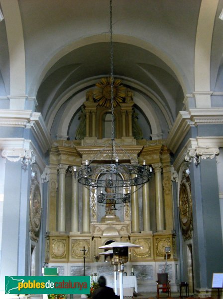 Vallclara - Església de Sant Joan, interior