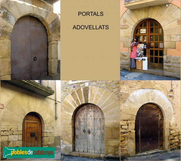 Vilanova de Prades - Portals adovellats