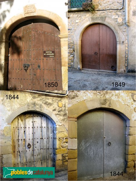 Vilanova de Prades - Portals del segle XIX