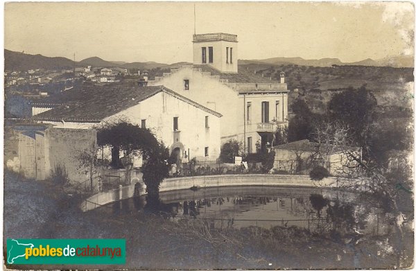 Masia de Can Mas, a inicis del segle XX