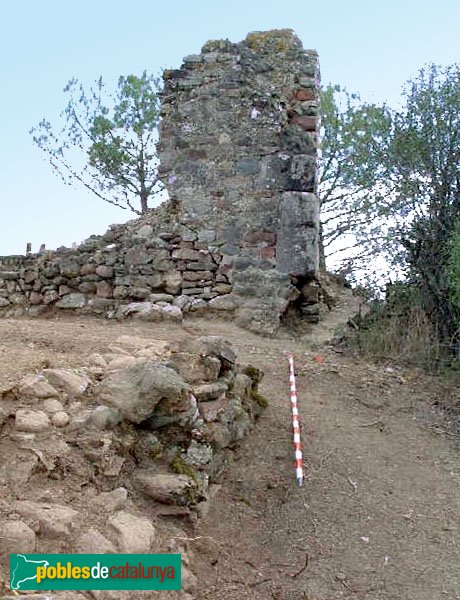 Viladecavalls - Restes del castell de Toudell