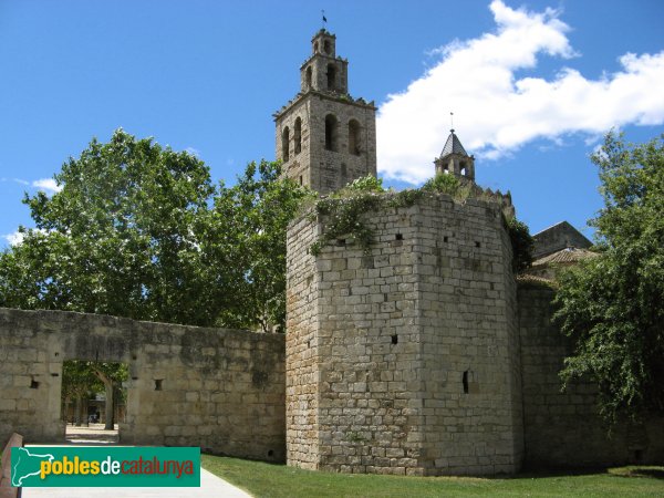 Sant Cugat del Vallès - Monestir, muralla